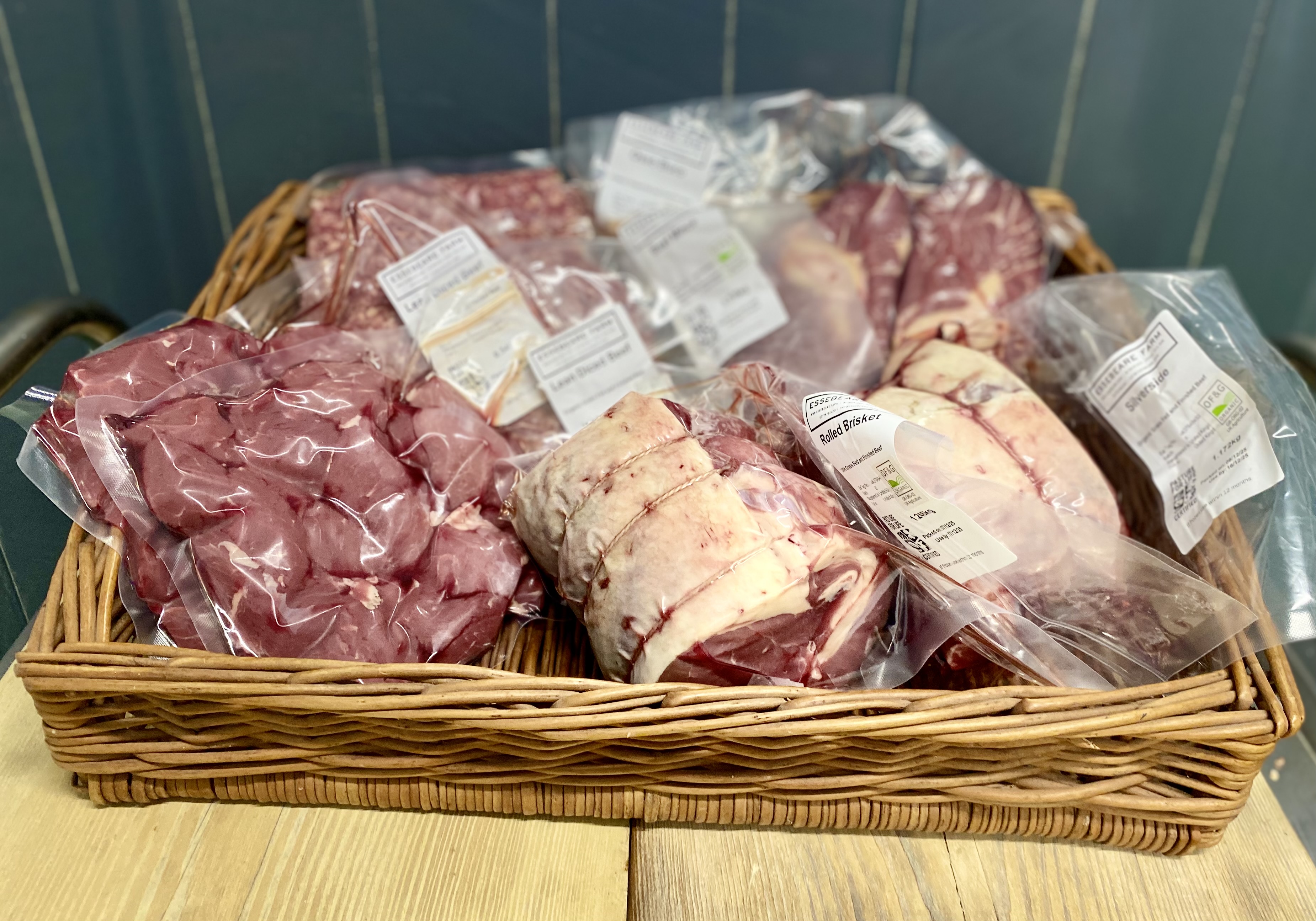 The Organic Beef family box