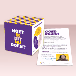 Handige kubus voor op je bureau