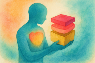 Example screen of the Animi application showing emotion encyclopedia tool with context about emotions