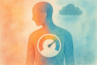 Example screen of the Animi application showing introspective journaling tool