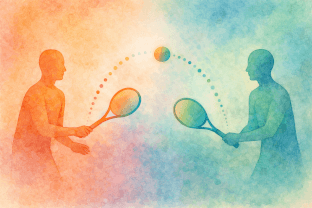 Example screen of the Animi application showing alexithymia test result