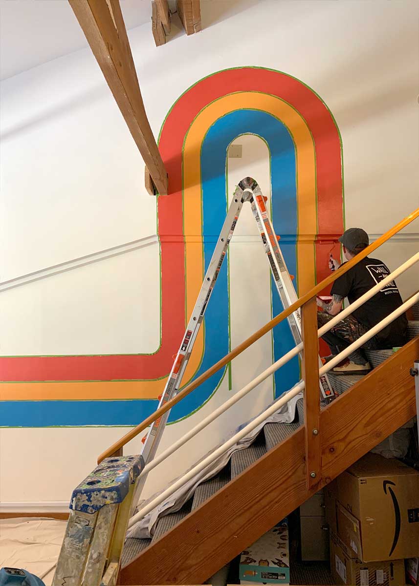 Washington Muralist Dental Office Mural Startup