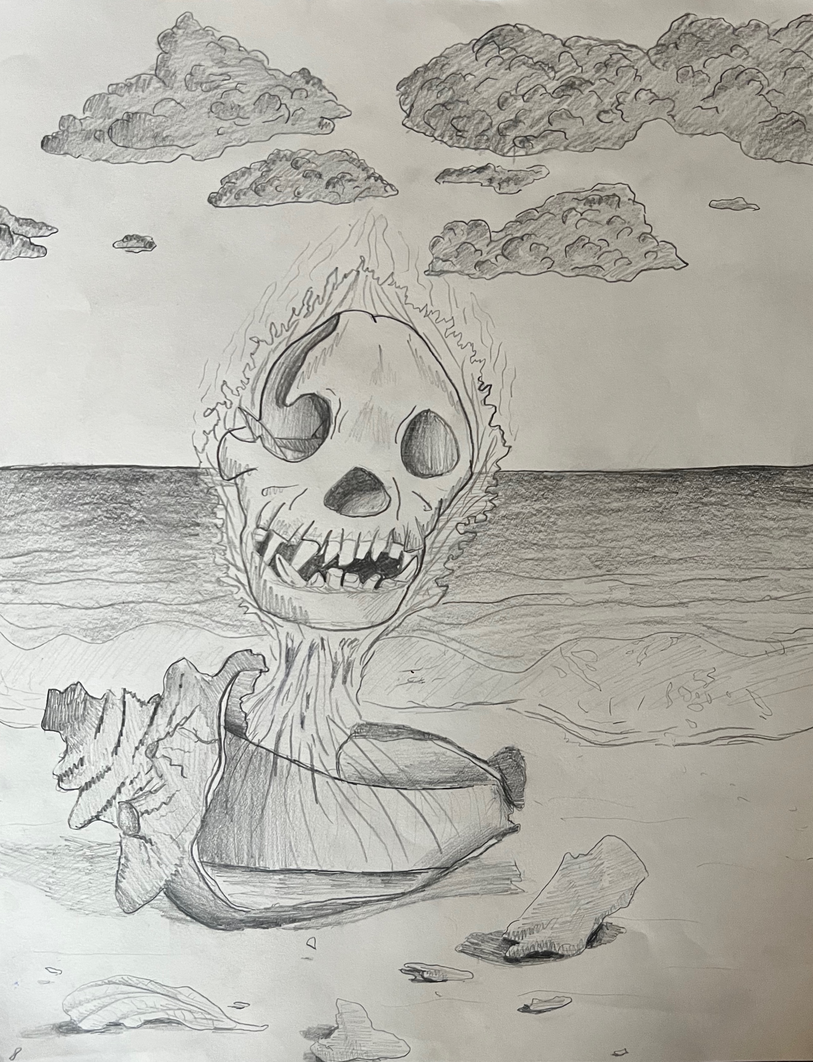 Sketch representing lord of the flies