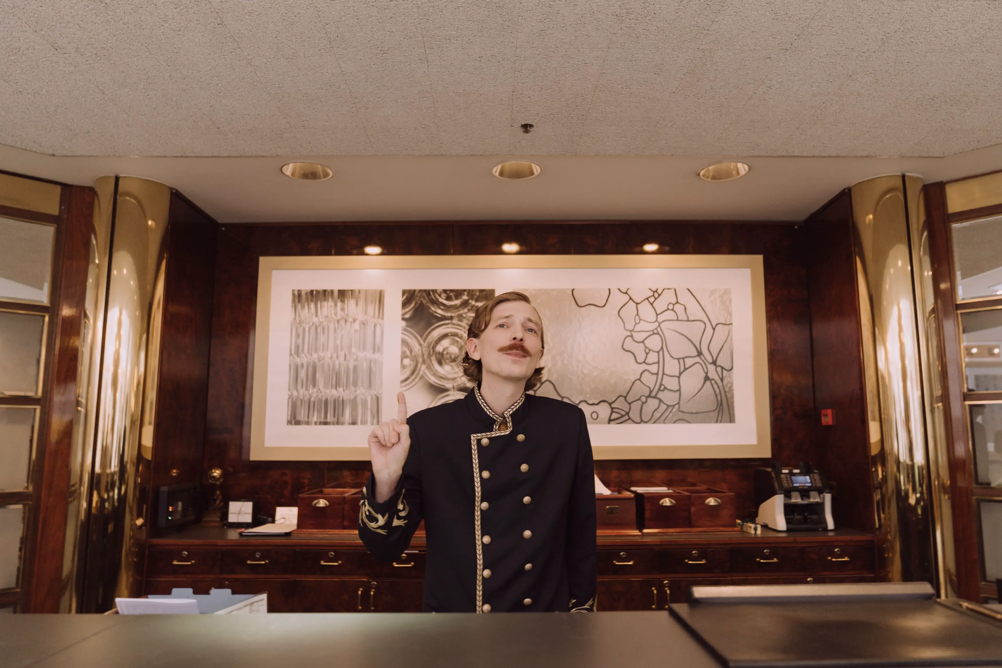 Condo concierge at the front desk, who manages cleaner access and fobs