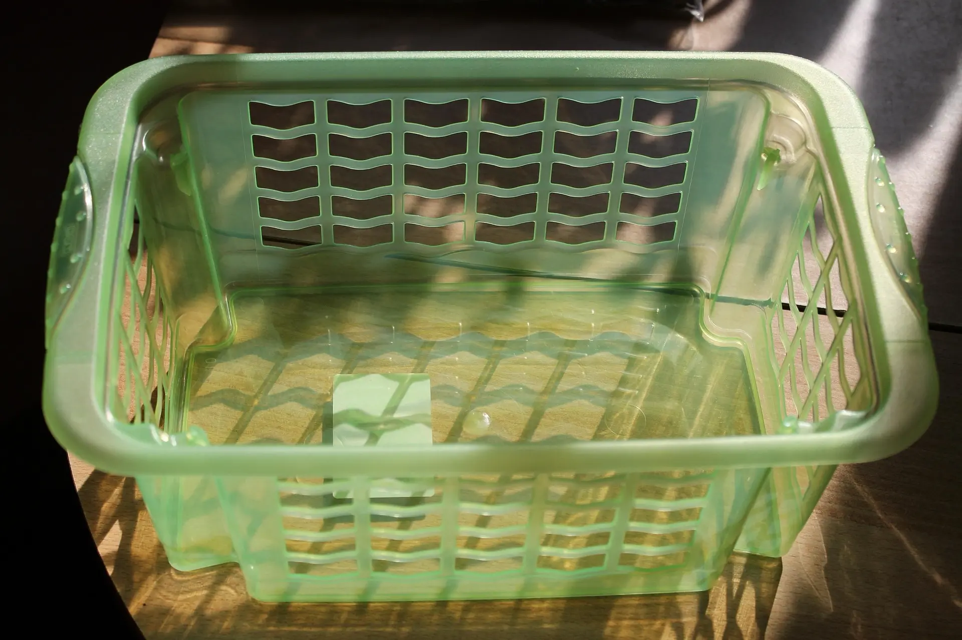 Laundry basket in a child's room to help keep the house clean with kids