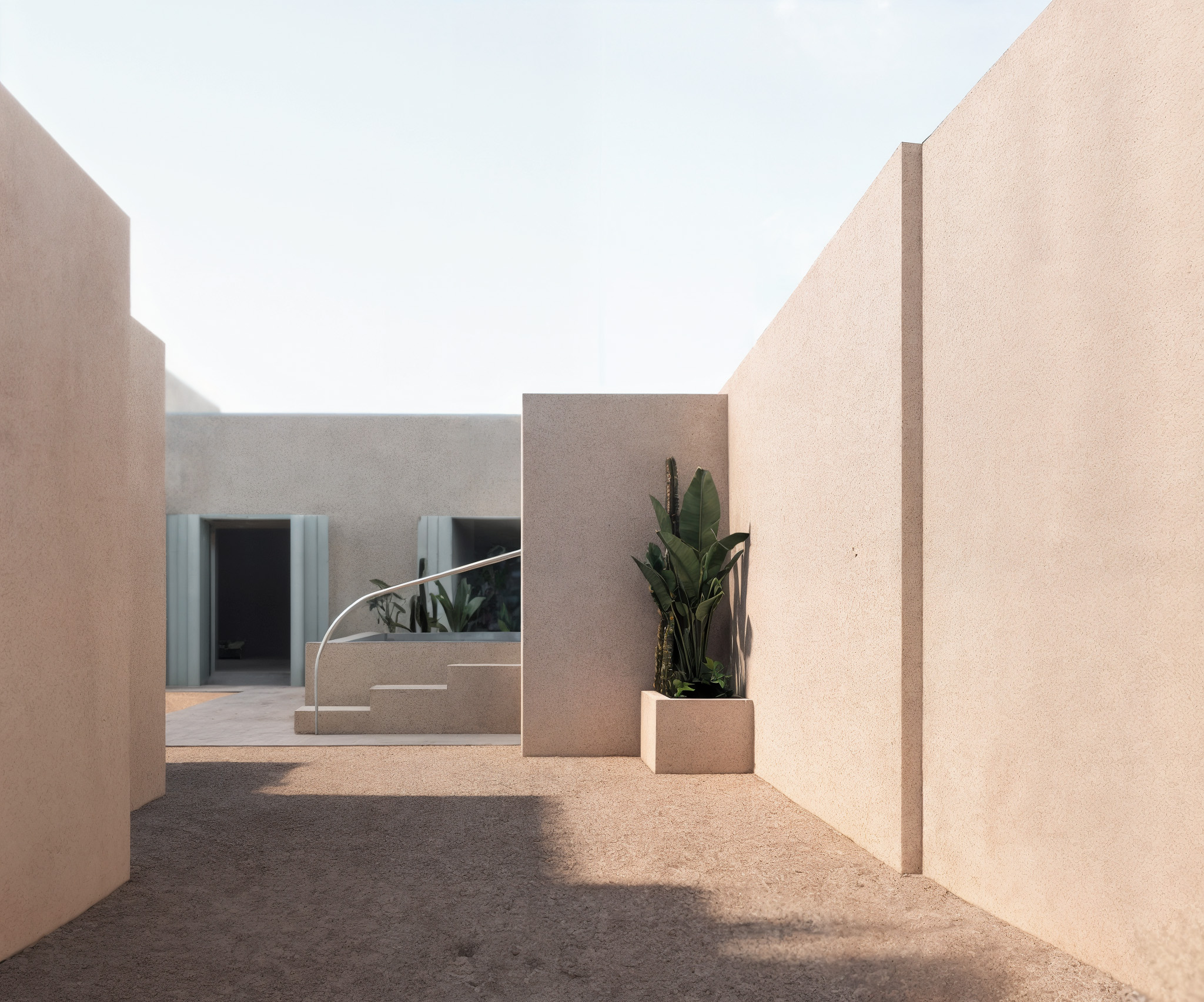 boutique villa in Alentejo with clay plaster walls designed by Salto Studio architecture
