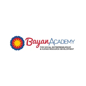 Bayan Academy logo with a circular emblem and text reading 'Bayan Academy for Social Entrepreneurship & Human Resource Development.'
