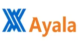 Ayala company logo with blue stylized 'X' and orange text 'Ayala'.