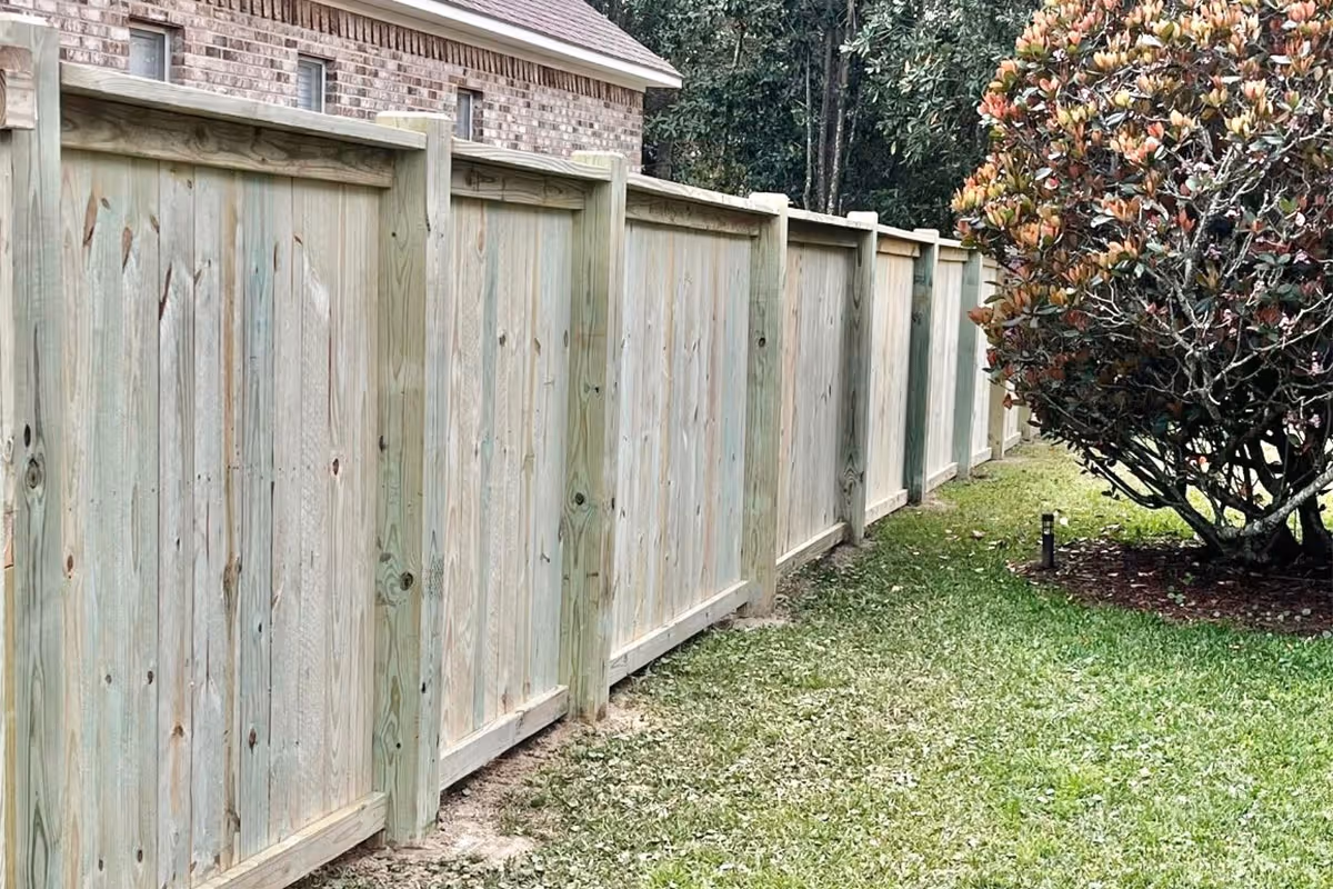 Florence Gardens fence.
