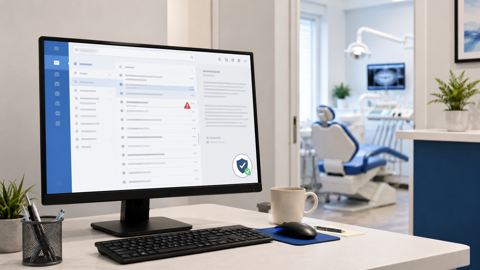 email security and multi-factor authentication for dental practices