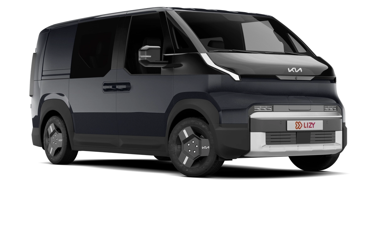 Kia PV5 driekwart vooraanzicht