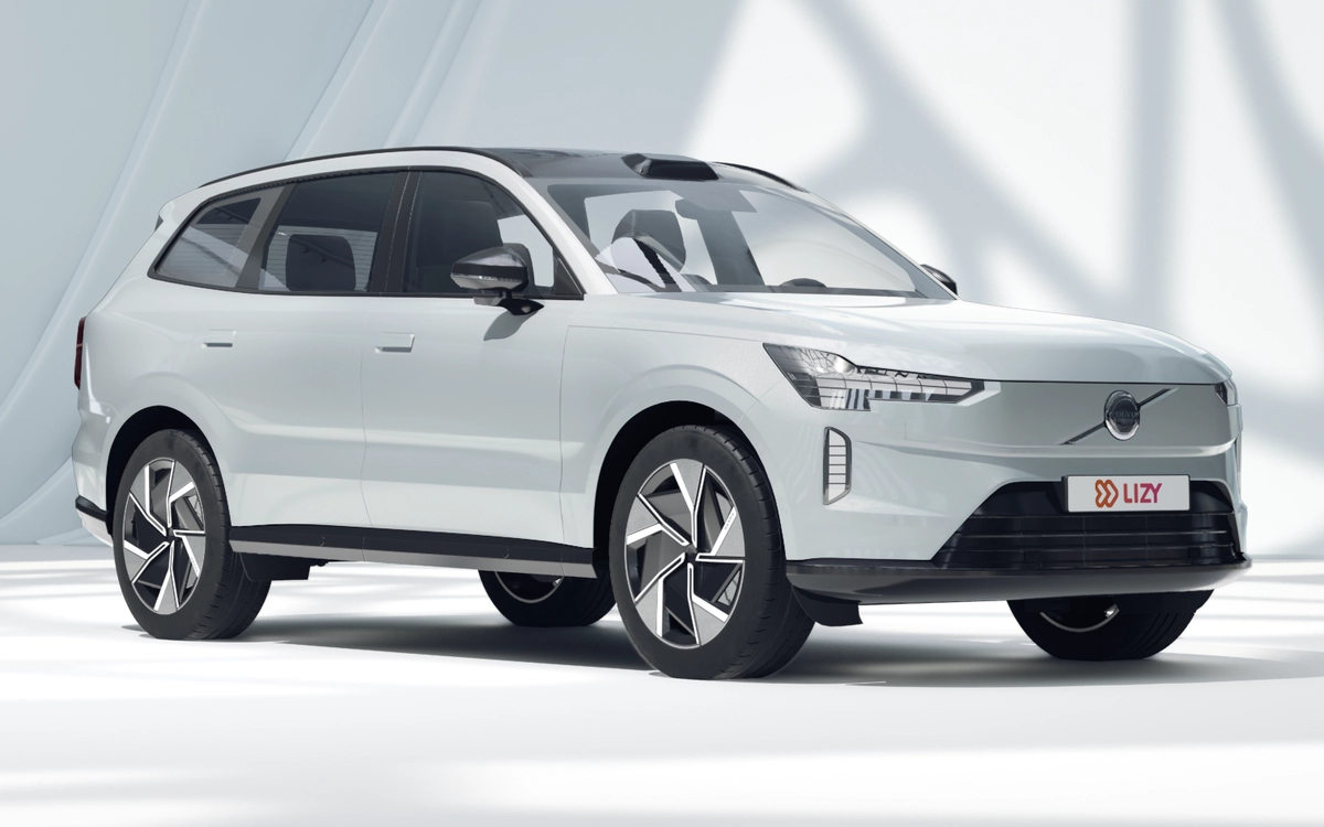 Volvo EX90 driekwart vooraanzicht