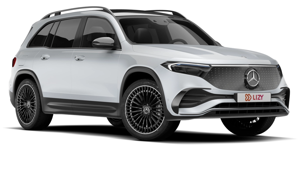 Mercedes EQB driekwart vooraanzicht