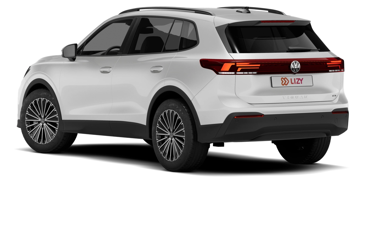 Volkswagen Tiguan driekwart achteraanzicht