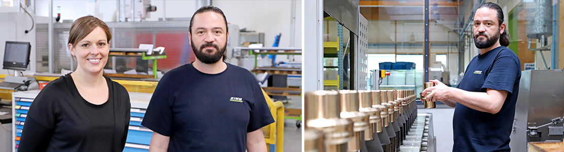 Mann in Werkstatt
