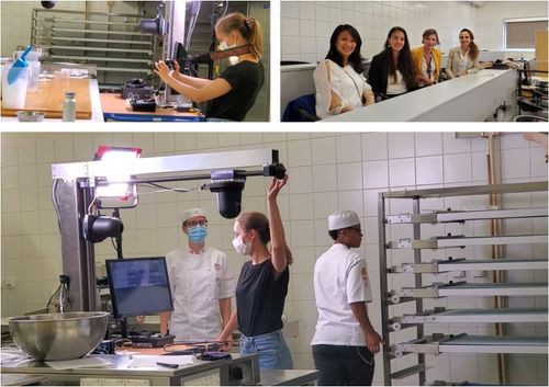 Course filming at Richemont