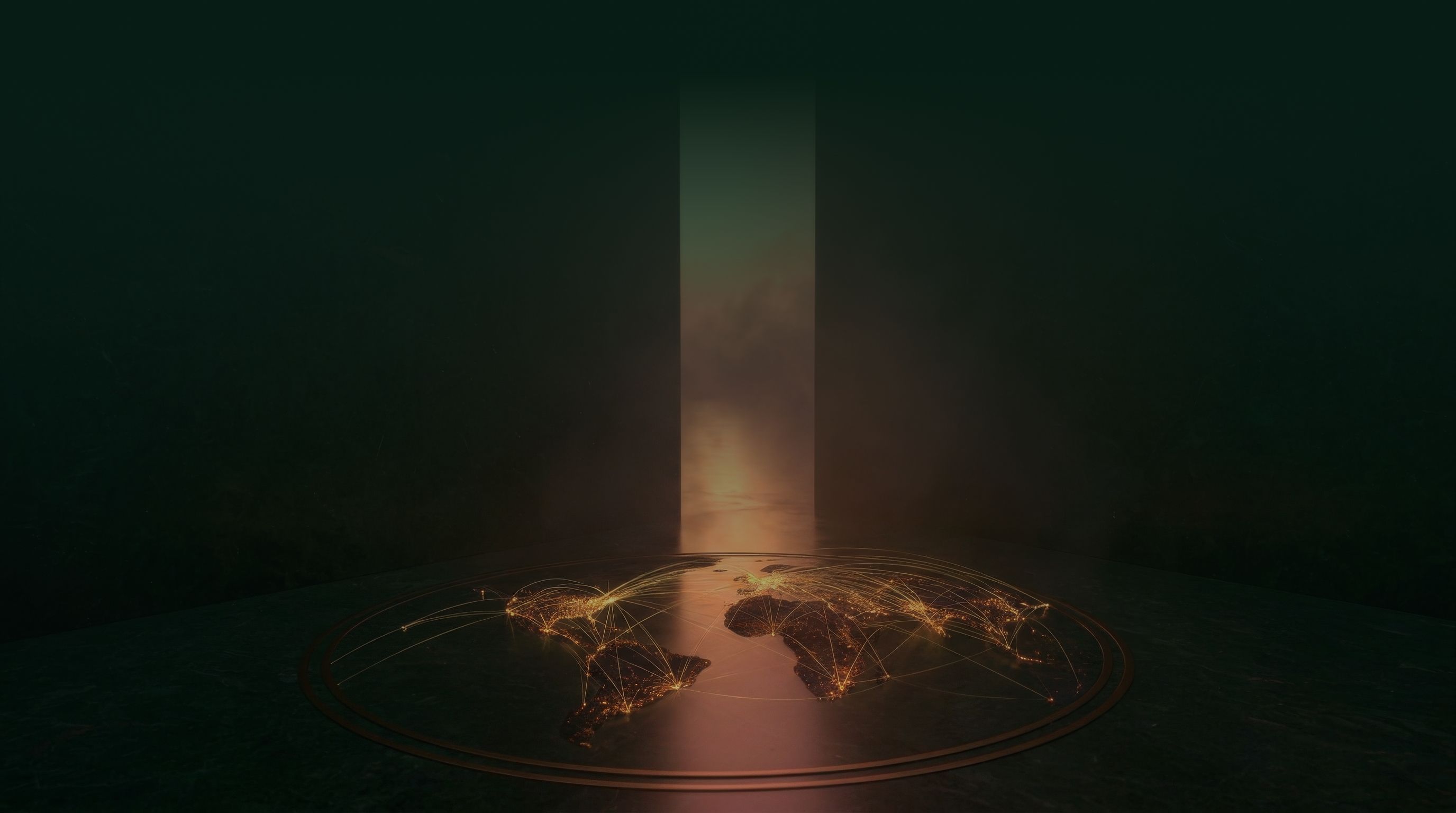Connected globe image