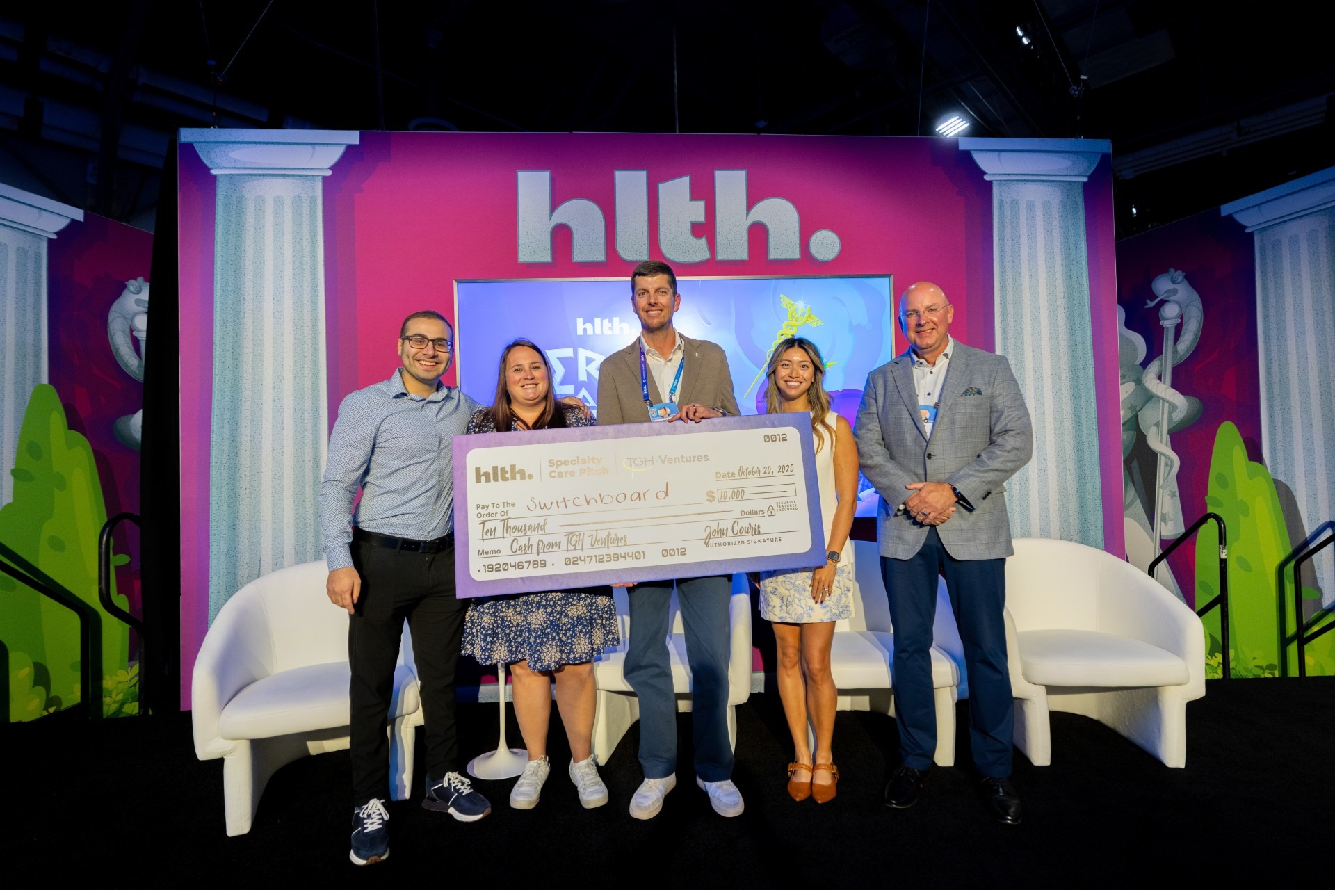 Switchboard Wins Specialty Care Pitch Competition at HLTH USA 2025!