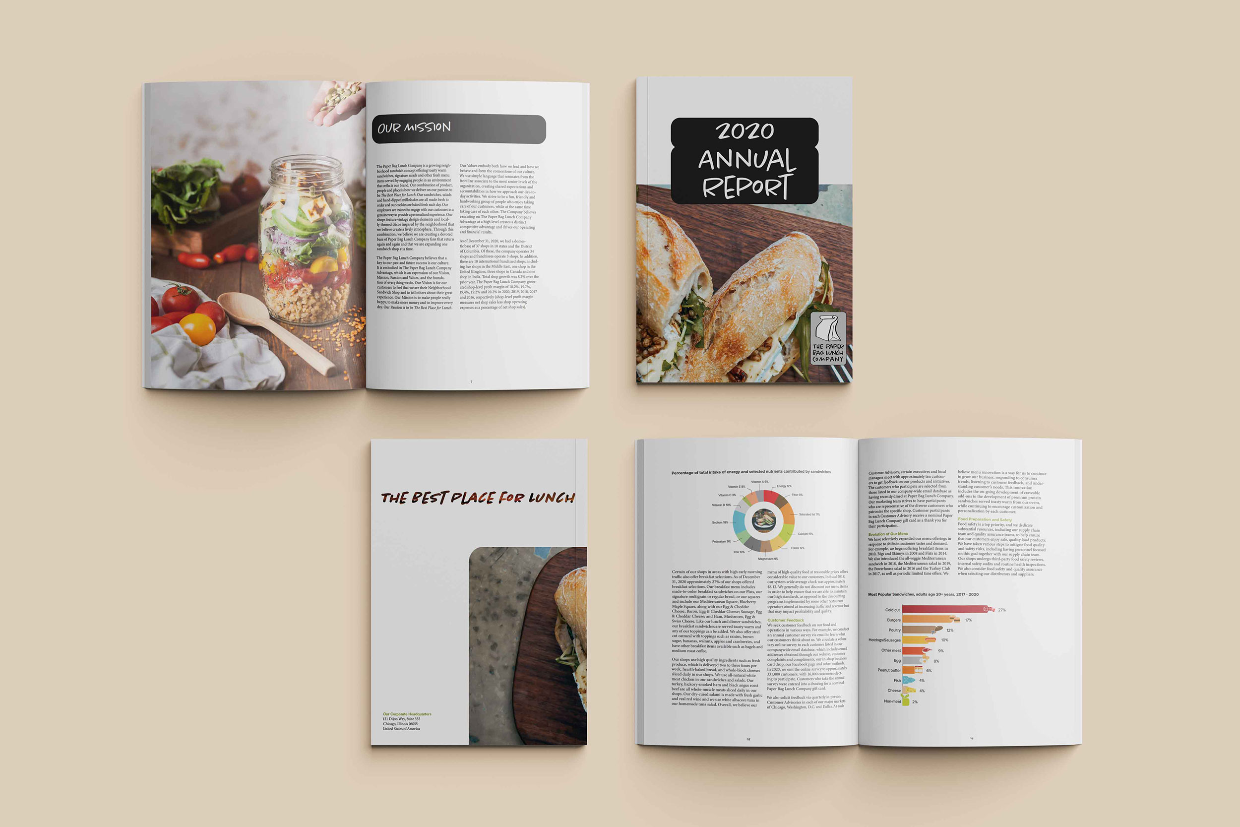 annual report mockup