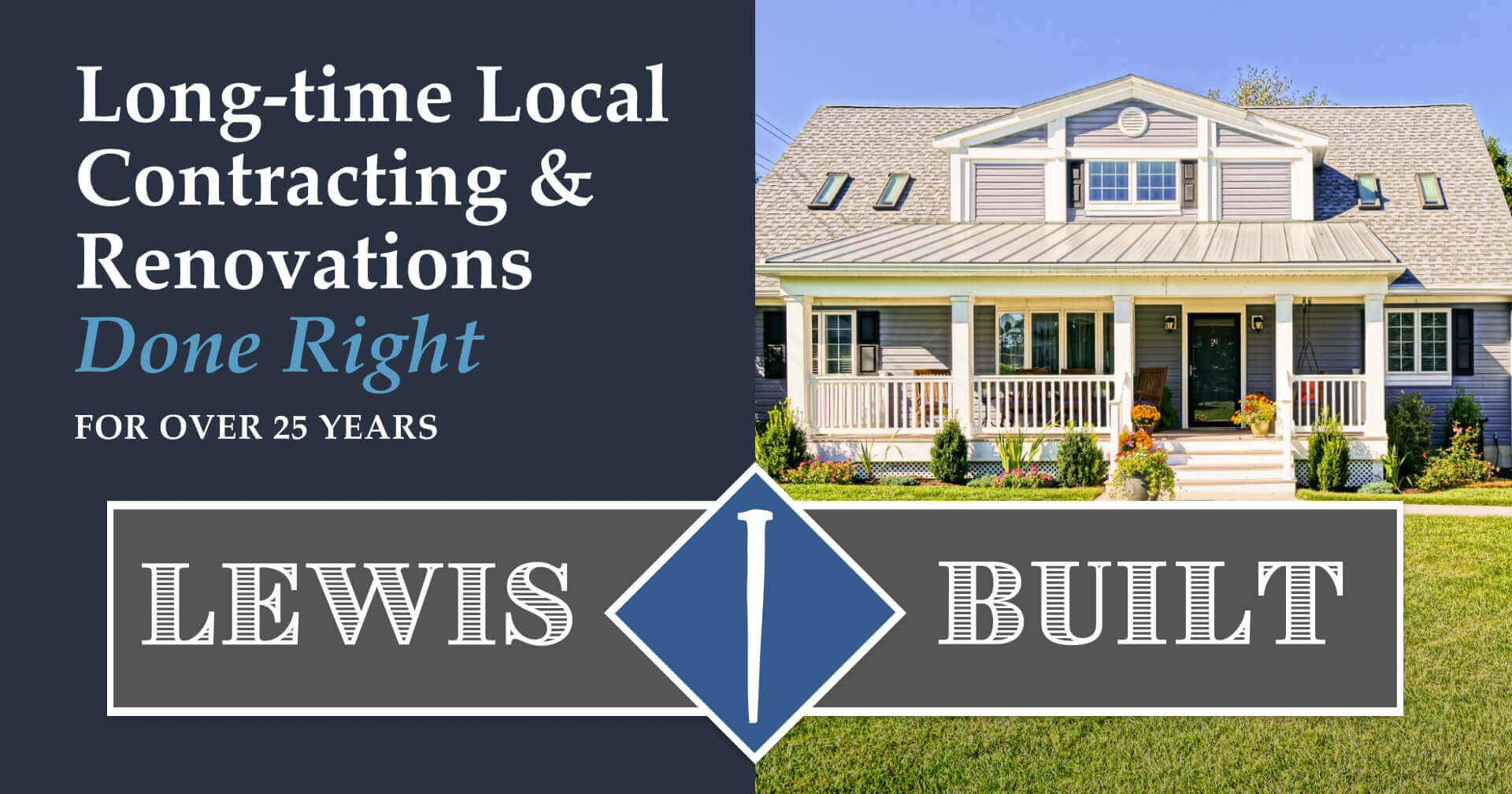 A brand refresh and modern website created to showcase over 25 years of local contracting expertise and attract larger renovation and home addition projects throughout Coastal Delaware.