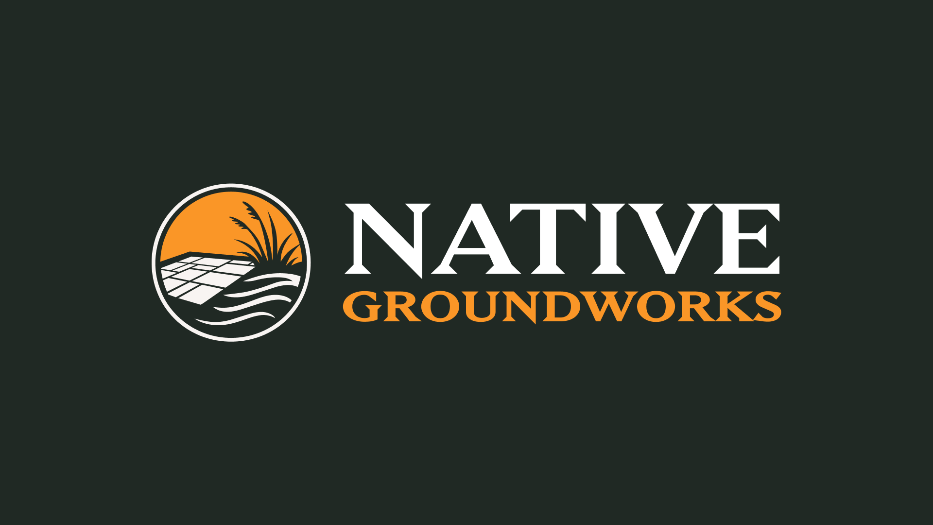 A professional logo and brand system designed to elevate Native Groundworks' market presence while staying true to the reputation they've already built.