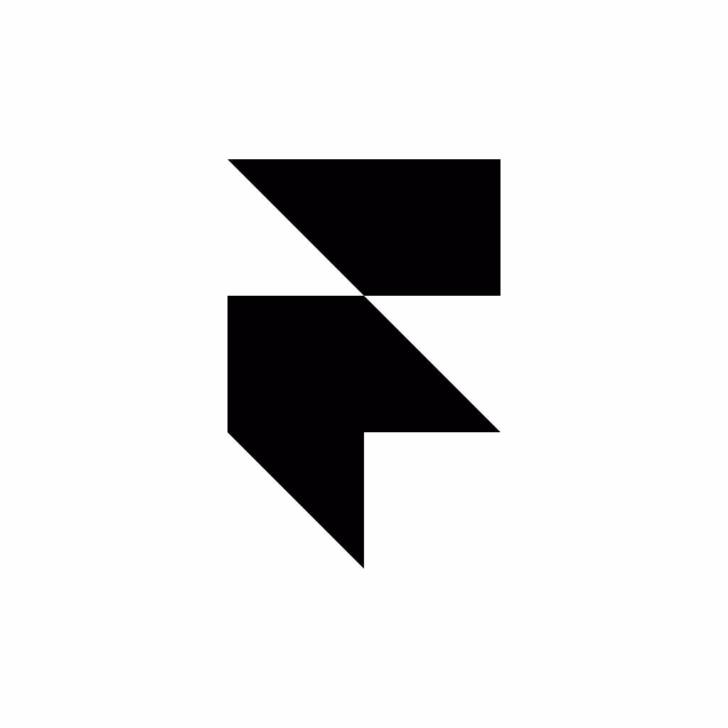 Black stylized angular arrow pointing diagonally downward to the left on a white background.