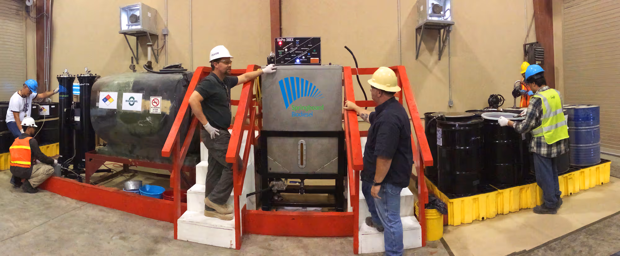 BioPro 380 from Springboard Biodiesel in operation at Bagram U.S military base in Afghanistan