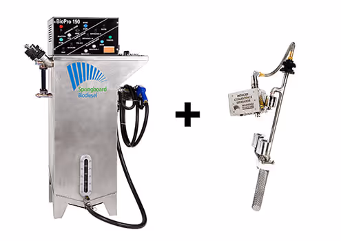 BioPro 190 biodiesel processor and INCOSEP accelerator from Springboard Biodiesel.