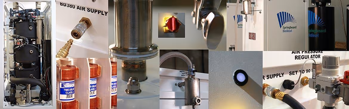 Closeup of MC12 demethylation processor from Springboard Biodiesel