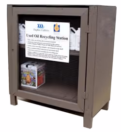 Station d'huile usagée distribuée par Daphne Utilities
