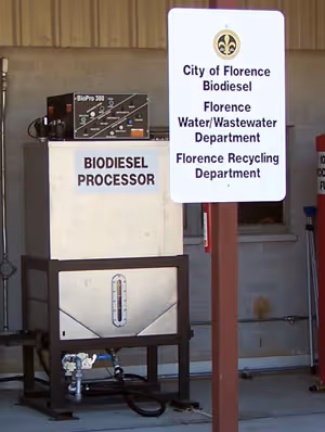 Florence FL Gas & Water biodiesel production