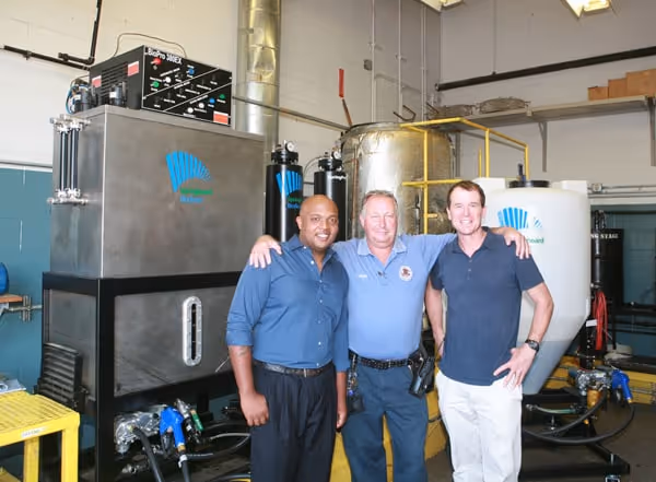 Tim Smith and team at the federal prison in Cumberland MD, using their BioPro 380.