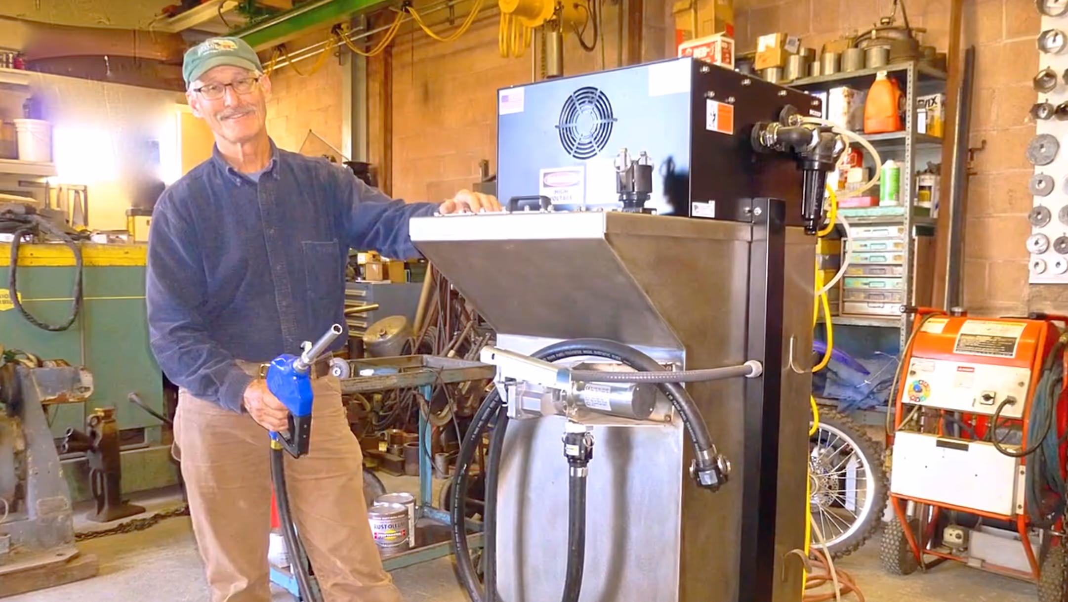 Harry Smith of Farm Fuel, Inc. and his BioPro 380