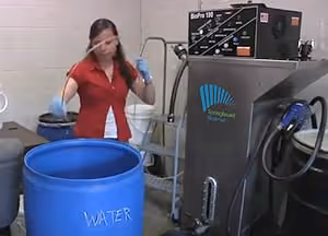 Florida National Guard processing biodiesel with their BioPro 190