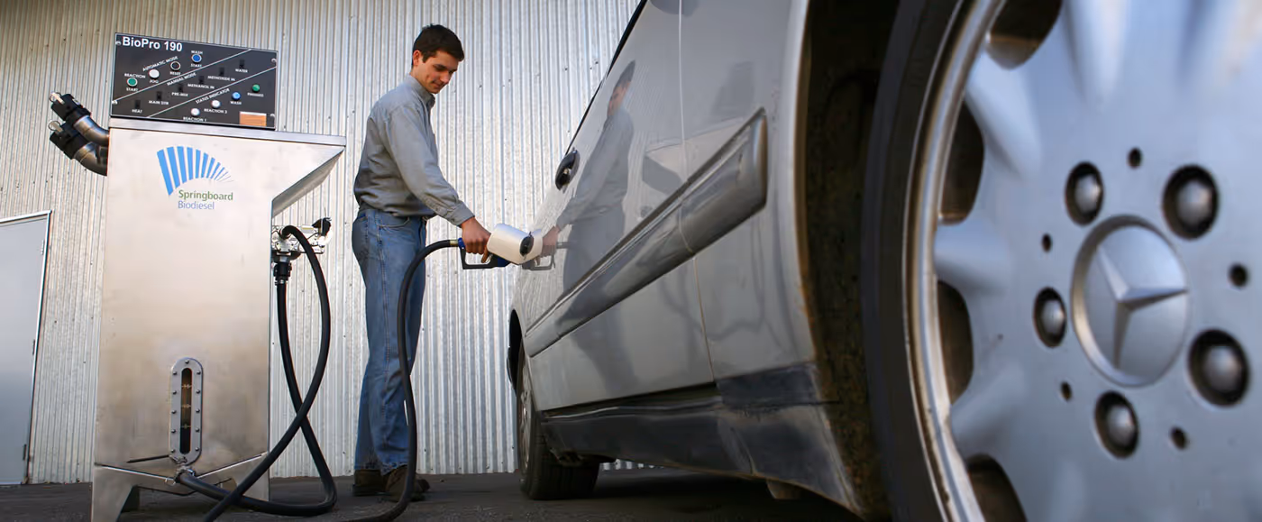 BioPro 190 biodiesel processor from Springboard Biodiesel