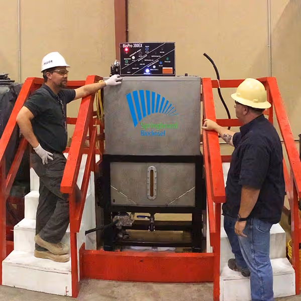 BioPro 380 from Springboard Biodiesel in operation at Bagram Air Base in Afghanistan.