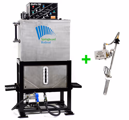BioPro 380 biodiesel processor and INCOSEP accelerator from Springboard Biodiesel.