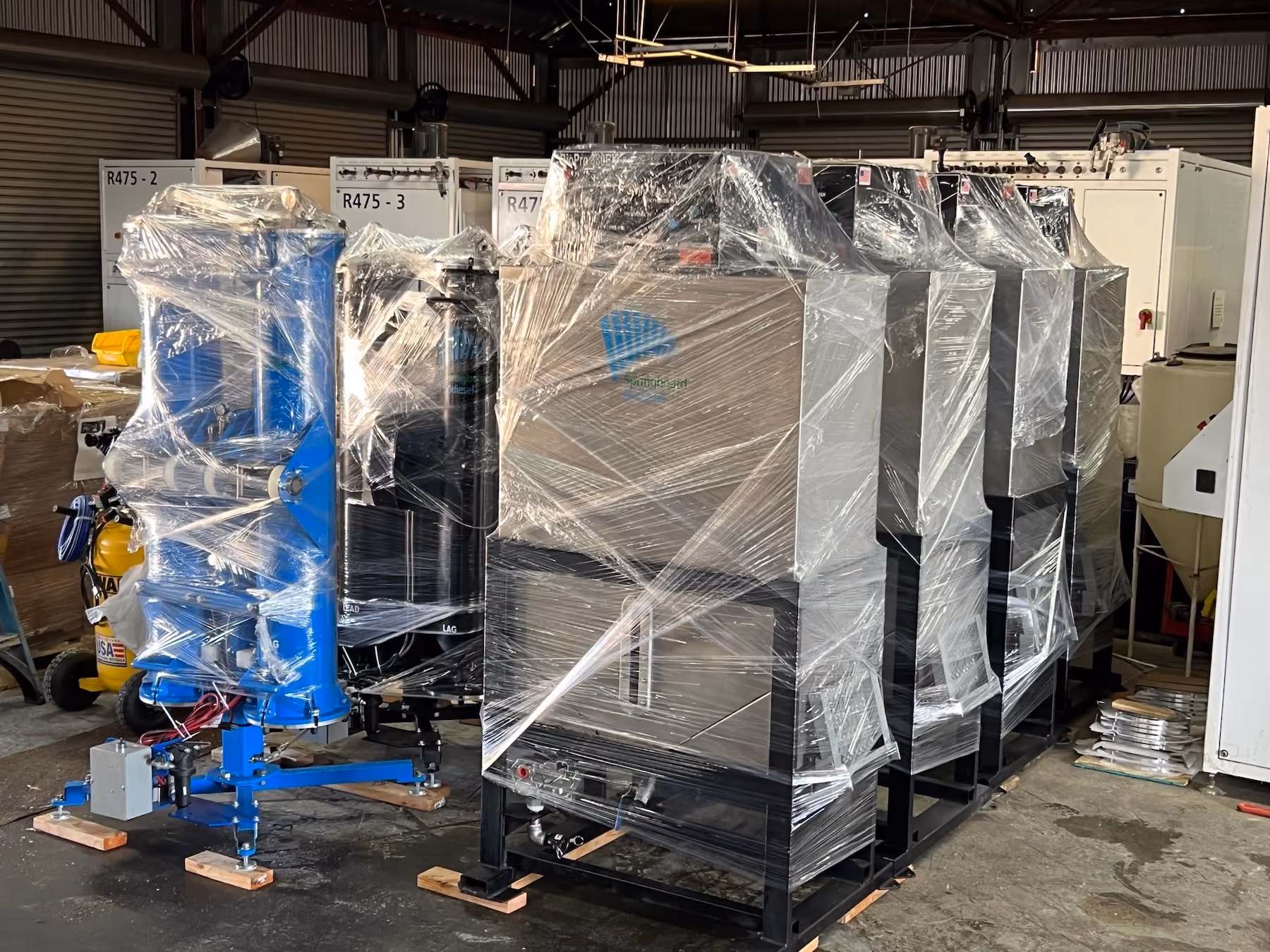 Biodiesel processors on shop floor at Springboard Biodiesel