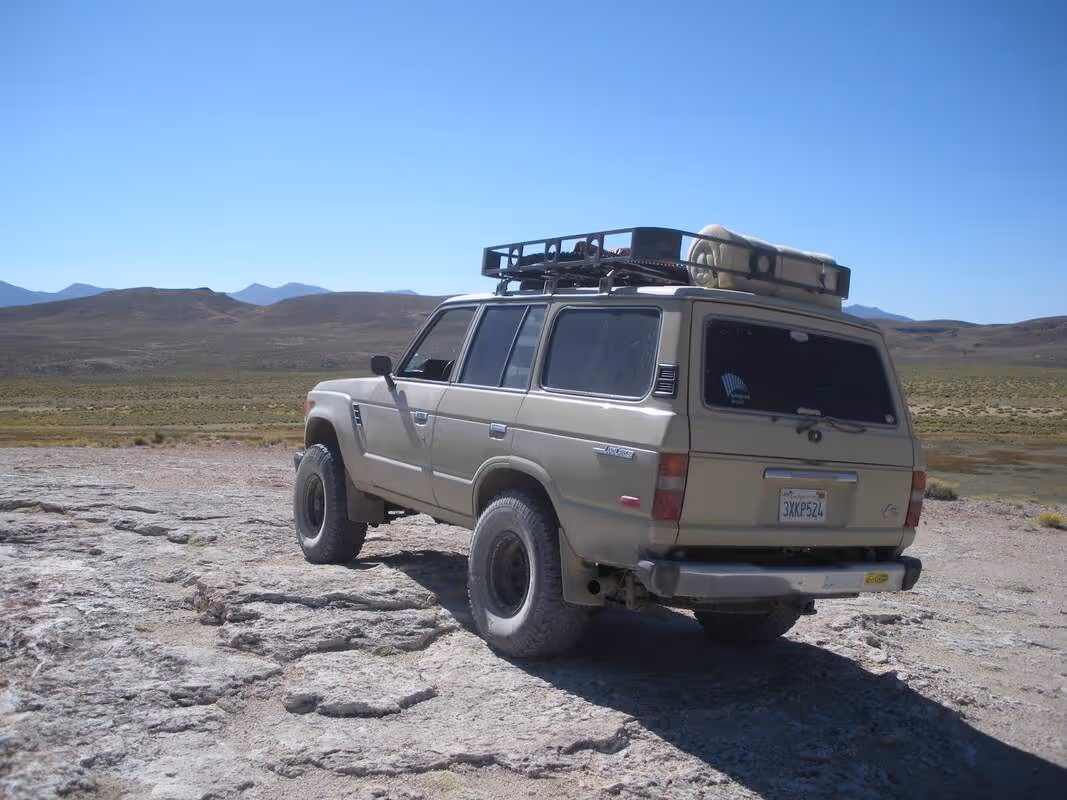 Biodiesel burning Land Cruiser