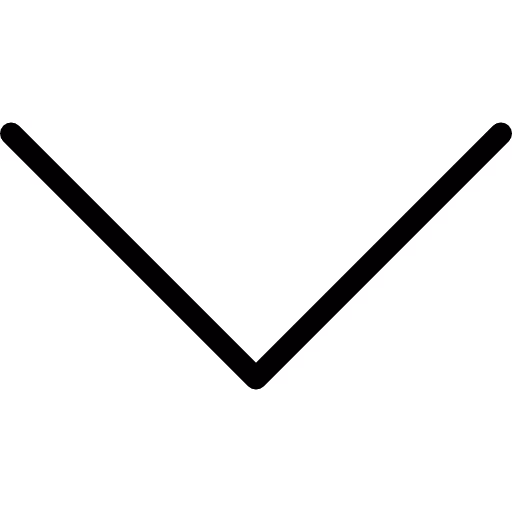 Black downward-pointing arrow icon on a white background.