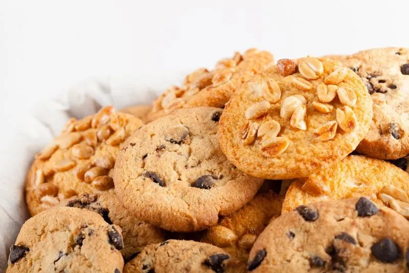 คุกกี้, แป้งข้าวจ้าว, แป้งข้าวเหนียวดำ