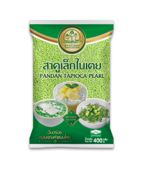 โรงแป้งพรกมล | สาคูเล็กใบเตย ตราบัวลอย, Sago Seeds