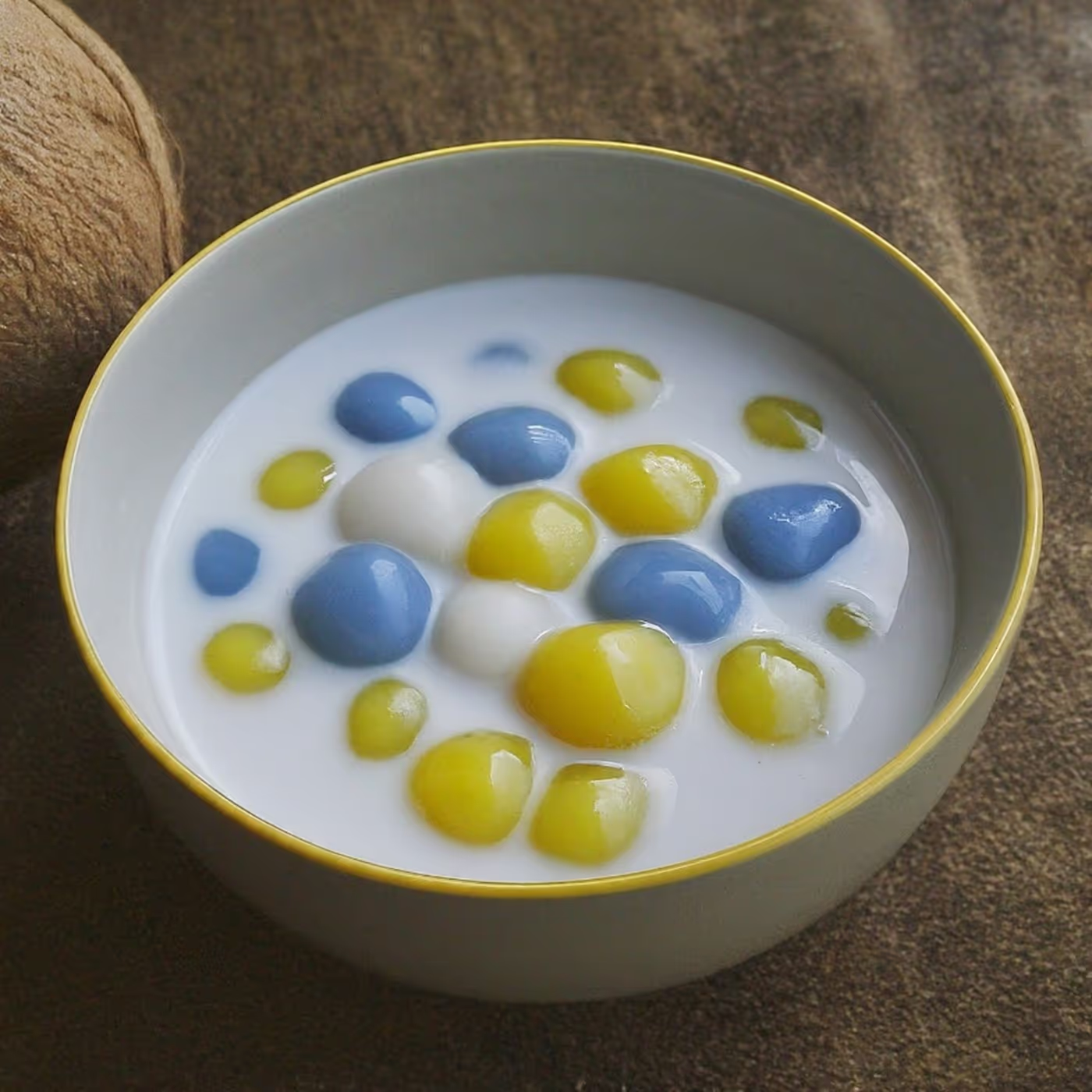 Bua Loy is a popular Thai dessert made from soft and chewy glutinous rice balls simmered in fragrant and sweet coconut milk. It comes in various vibrant colors, making it a visually appealing treat. Let's dive into the recipe and instructions
