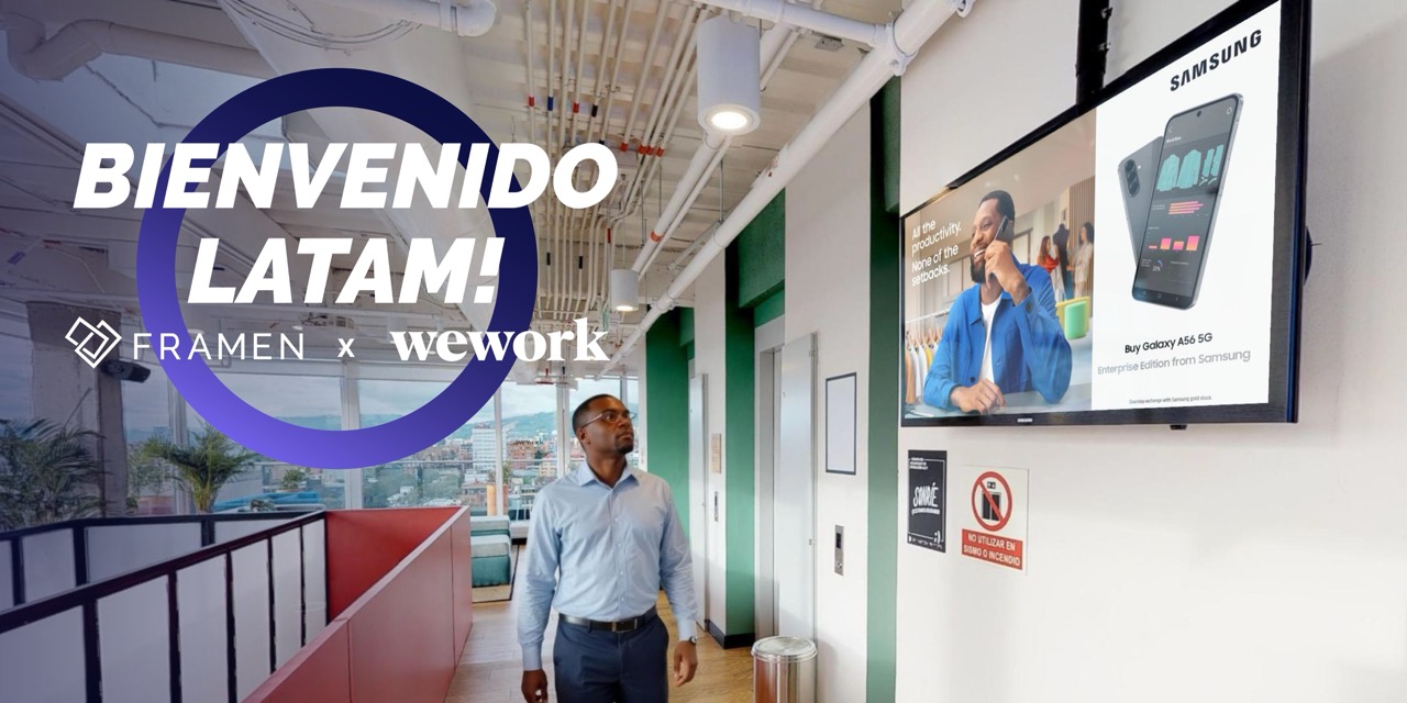 WeWork Expands Global Partnership with FRAMEN into Latin America