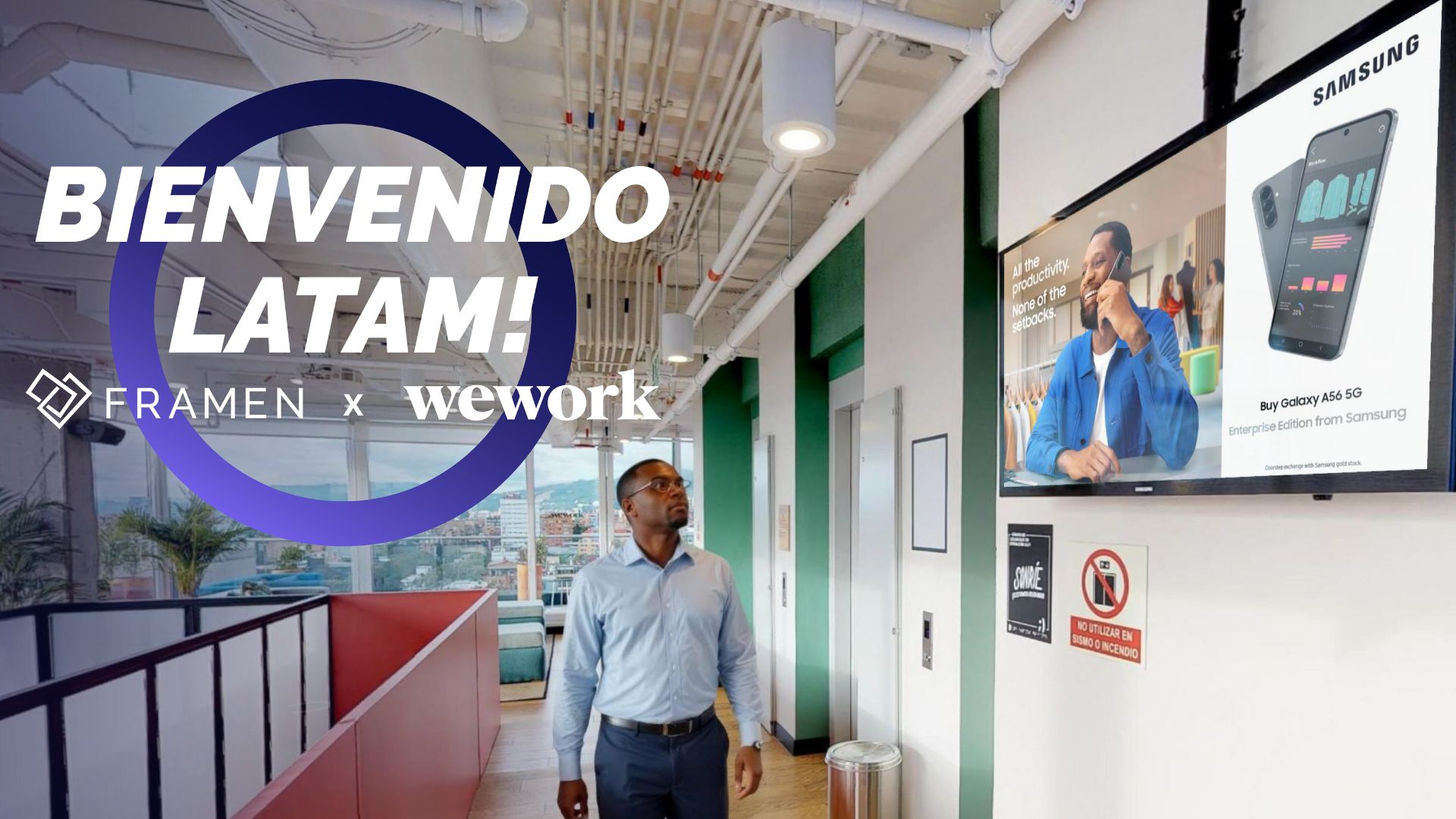 WeWork Expands Global Partnership with FRAMEN into Latin America