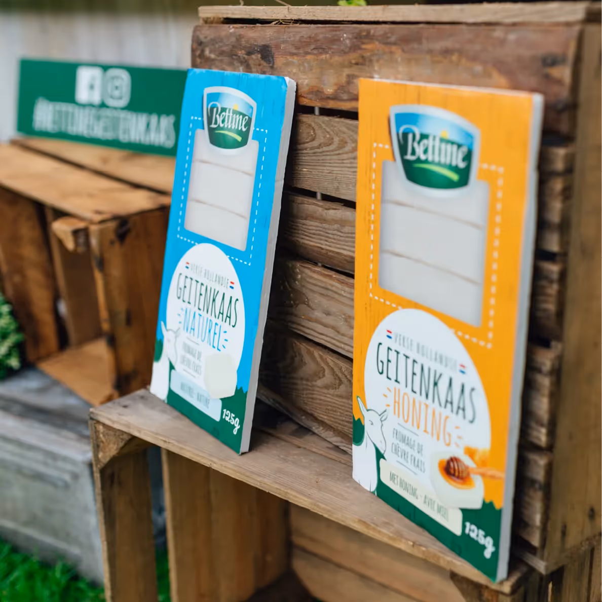 Een foto van de decoratie tijdens het Saladay-evenement.