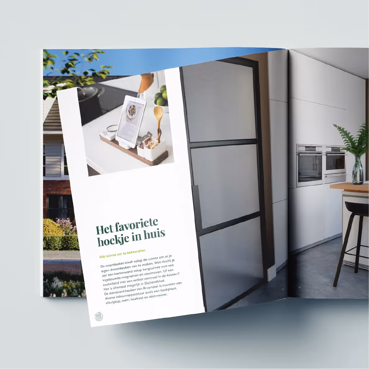 Een brochure voor de verkoop van woningen in de wijk De Streek in Etten-Leur, voorzien van teksten in de tone of voice van de doelgroep.