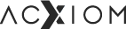 Axiom company logo with stylized text.