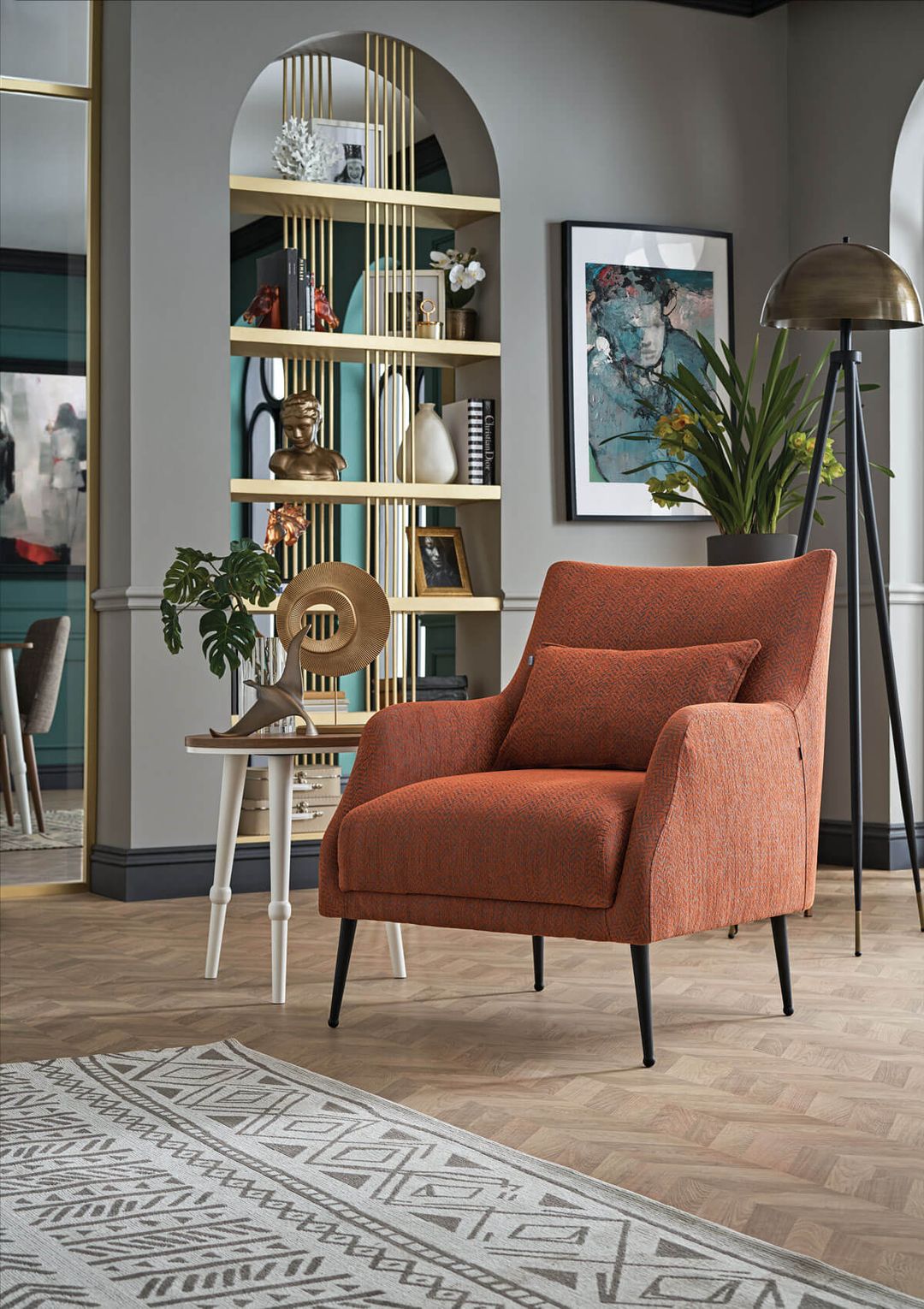 Dogtas armchair in livingroom