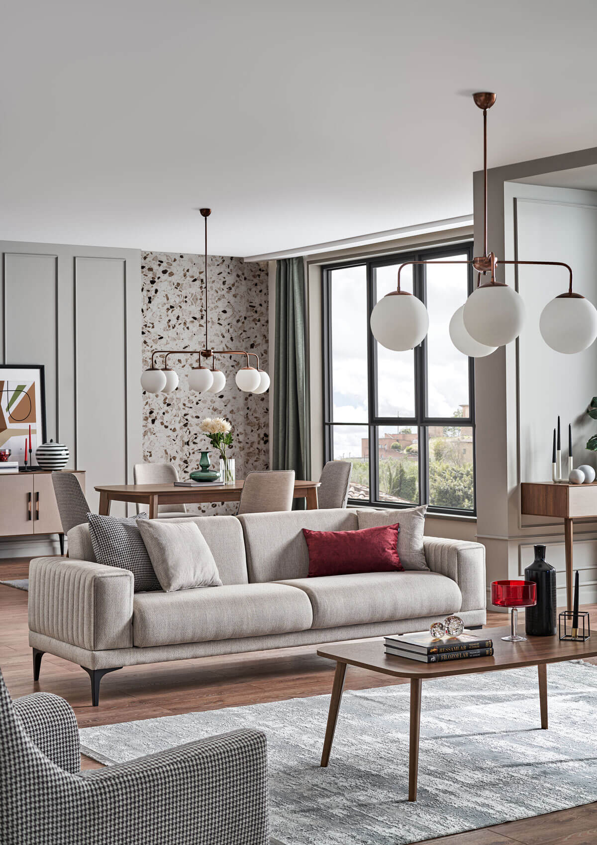 Dogtas sofa in livingroom